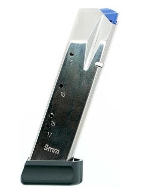 CZ 75 SP-01 / CZ 75B / CZ Shadow 2 Magazine 9mm 19 Rd. Nickel